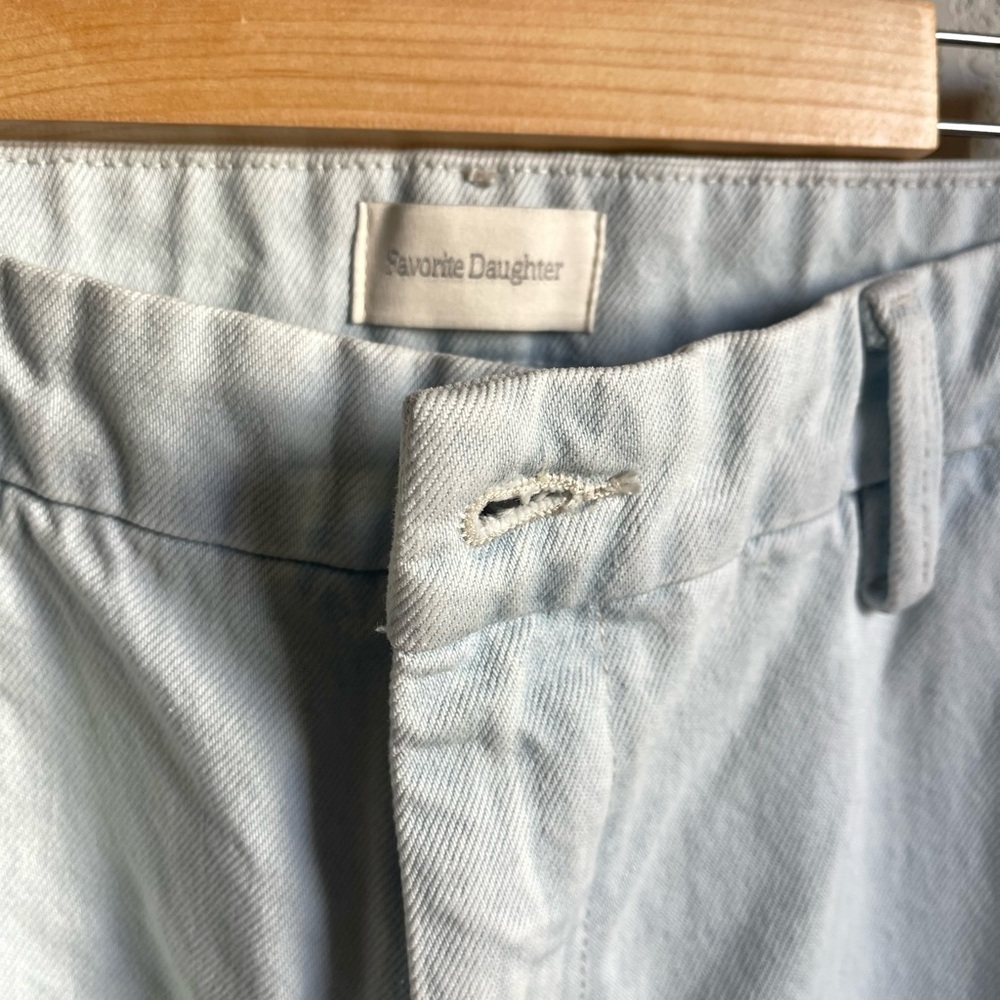 Favorite Daughter Light Blue Women's Trouser Jeans - Picture 2 of 4